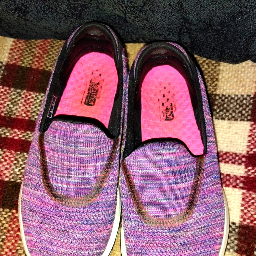 Vans Women's Purple Slip-On Shoes